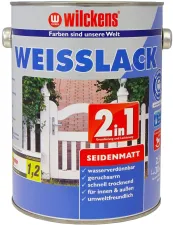 Weisslack 2in1 | seidenmatt | 2,5 L - Wilckens