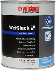 Weißlack | glänzend | 750 ml - Wilckens Professional