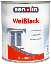 Weißlack | seidenmatt | 750 ml - Renolin