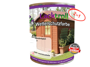 Wetterschutzfarbe 2in1 in Farben der RAL Design - Farbkarte