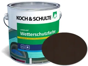 Wetterschutzfarbe Schokobraun Lignolan®