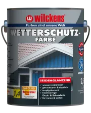 Wetterschutzfarbe seidenglänzend | 2,5 L | RAL 9010 Reinweiß - Wilckens