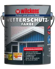 Wetterschutzfarbe seidenglänzend | 2,5 L | Taubenblau - Wilckens