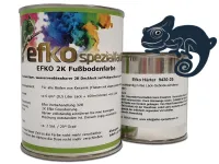 2K Fußbodenfarbe Stahlblau RAL 5011 seidenglänzend