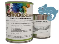 2K Fußbodenfarbe Pastellblau RAL 5024 seidenglänzend