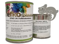 2K Fußbodenfarbe Steingrau RAL 7030 matt