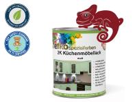 2K Küchenmöbellack Rubinrot RAL 3003 Set
