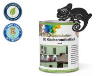 2K Küchenmöbellack Verkehrsschwarz RAL 9017 Set