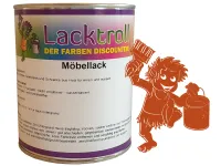 Möbellack spielzeugsicher - Rotorange RAL 2001