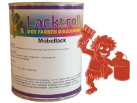 Möbellack spielzeugsicher - Blutorange RAL 2002