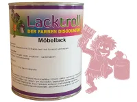 Möbellack spielzeugsicher - Hellrosa RAL 3015