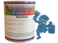 Möbellack spielzeugsicher - Brillantblau RAL 5007