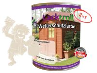Wetterschutzfarbe 2in1 Perlweiß RAL 1013
