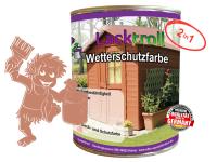 Wetterschutzfarbe 2in1 Beigerot RAL 3012
