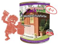 Wetterschutzfarbe 2in1 Lachsrot RAL 3022