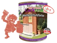 Wetterschutzfarbe 2in1 Lachsrot RAL 3022