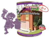 Wetterschutzfarbe 2in1 Rotlila RAL 4001