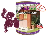 Wetterschutzfarbe Bordeauxviolett RAL 4004