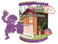 Wetterschutzfarbe Signalviolett RAL 4008