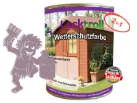 Wetterschutzfarbe Pastellviolett RAL 4009