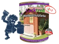 Wetterschutzfarbe 2in1 Saphirblau RAL 5003