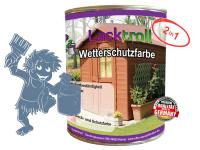 Wetterschutzfarbe 2in1 Taubenblau RAL 5014