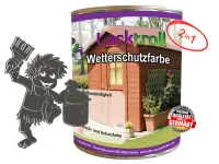 Wetterschutzfarbe 2in1 Umbragrau RAL 7022