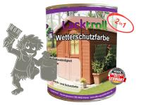 Wetterschutzfarbe 2in1 Betongrau RAL 7023