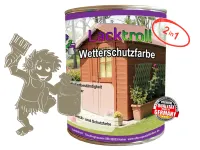 Wetterschutzfarbe 2in1 Gelbgrau RAL 7034