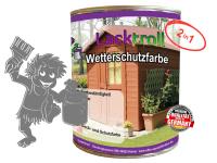Wetterschutzfarbe 2in1 Staubgrau RAL 7037
