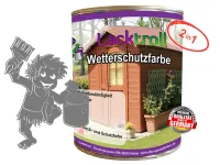 Wetterschutzfarbe 2in1 Staubgrau RAL 7037