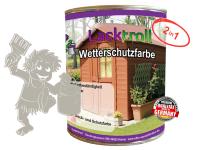 Wetterschutzfarbe 2in1 Seidengrau RAL 7044