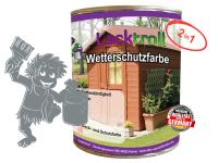 Wetterschutzfarbe 2in1 Telegrau 2 RAL 7046