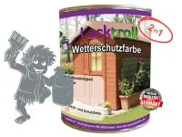 Wetterschutzfarbe 2in1 Telegrau 2 RAL 7046