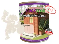 Wetterschutzfarbe 2in1 Cremeweiß RAL 9001