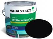 Wetterschutzfarbe Tiefschwarz RAL 9005 Lignolan®