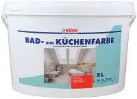 Feuchtraumfarbe für Bad- & Küchen matt | 5 L | Weiß - Wilckens