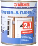 Fenster- & Türenlack 2in1 seidenmatt | 750 ml | Weiß - Wilckens