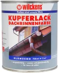 Kupferlack Dachrinnenfarbe glänzend | 750 ml - Wilckens