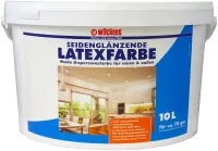 Latexfarbe seidenglänzend | 10 L | Weiß - Wilckens