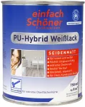 PU-Hybrid Weisslack seidenmatt | 750 ml - einfach Schöner Farbwelten