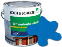 Schwedenhausfarbe Himmelblau