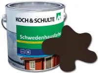 Schwedenhausfarbe Schokobraun