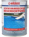 Schwimmbeckenbeschichtung seidenglänzend | 2,5 L | Poolblau - Wilckens