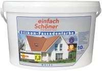 Silikon-Fassadenfarbe | 10 L | Weiß - einfach Schöner Farbwelten