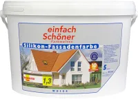 Silikon-Fassadenfarbe | 5 L | Weiß - einfach Schöner Farbwelten